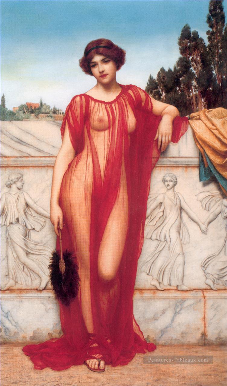JW Athenais 1908 néoclassique dame John William Godward Peintures à l'huile